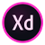 Adobe XD Round Logo 50-50