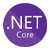 .NET Core Round Logo 50-50
