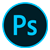 Photoshop Round Logo 50-50