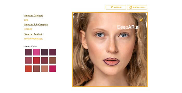 Virtual Makeup Screenshot 2